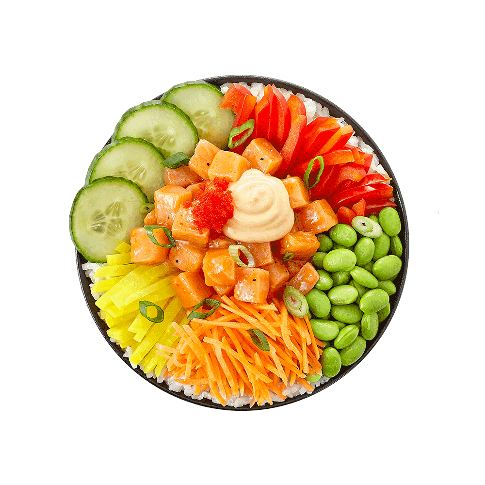 poke bowl saumon