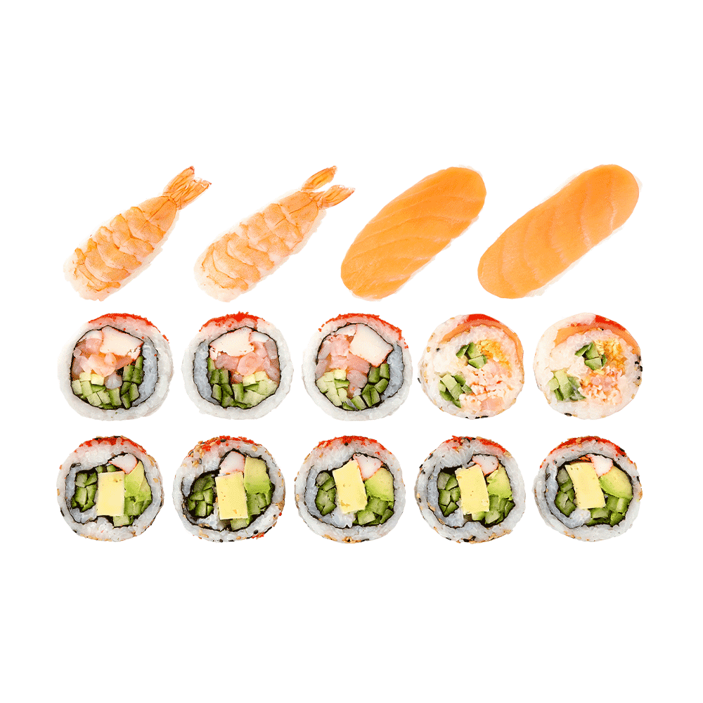 combo sushi 14 mcx
