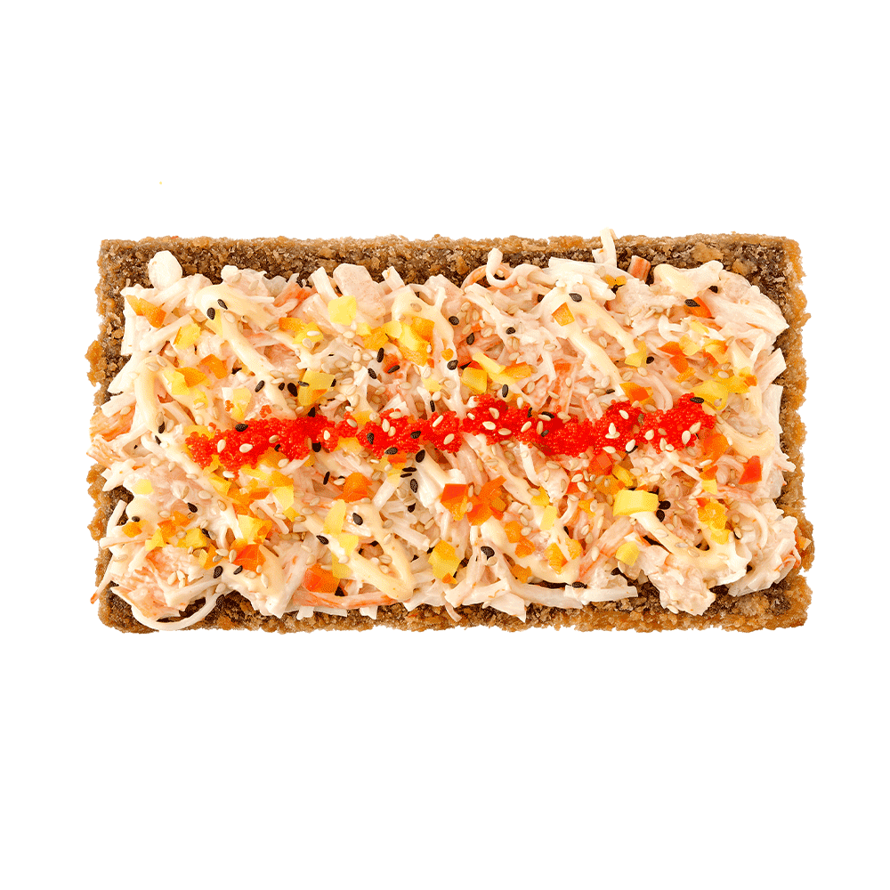 pizza sushi crevettes