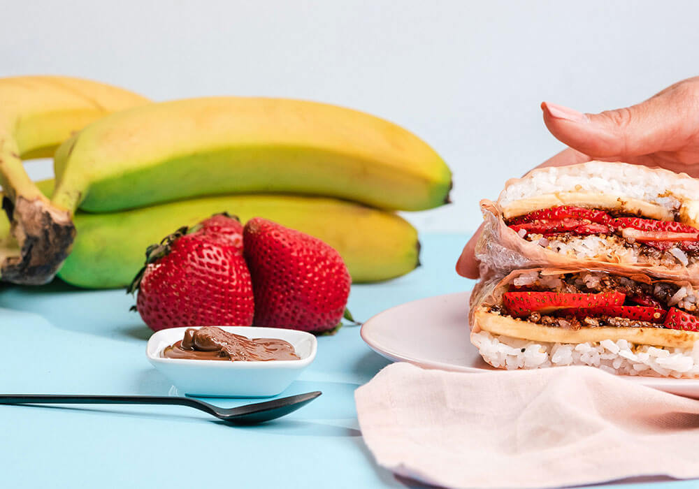 sushi dessert Onigirazu