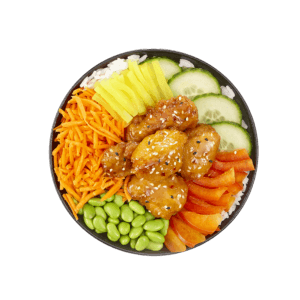 poke bowl poulet croquant