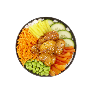 poke bowl poulet croquant